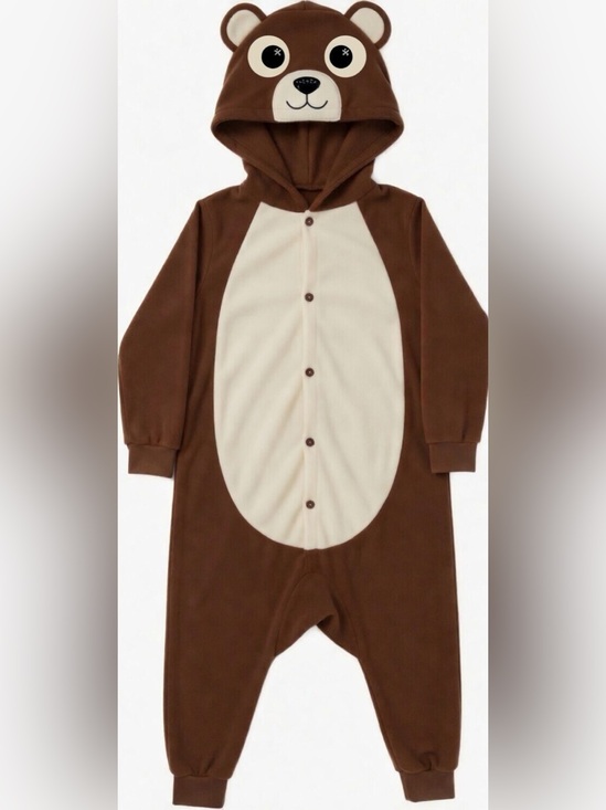 Other - Brown Bear KIGURUMI 
ANIMAL One-Piece Pajama with Hood